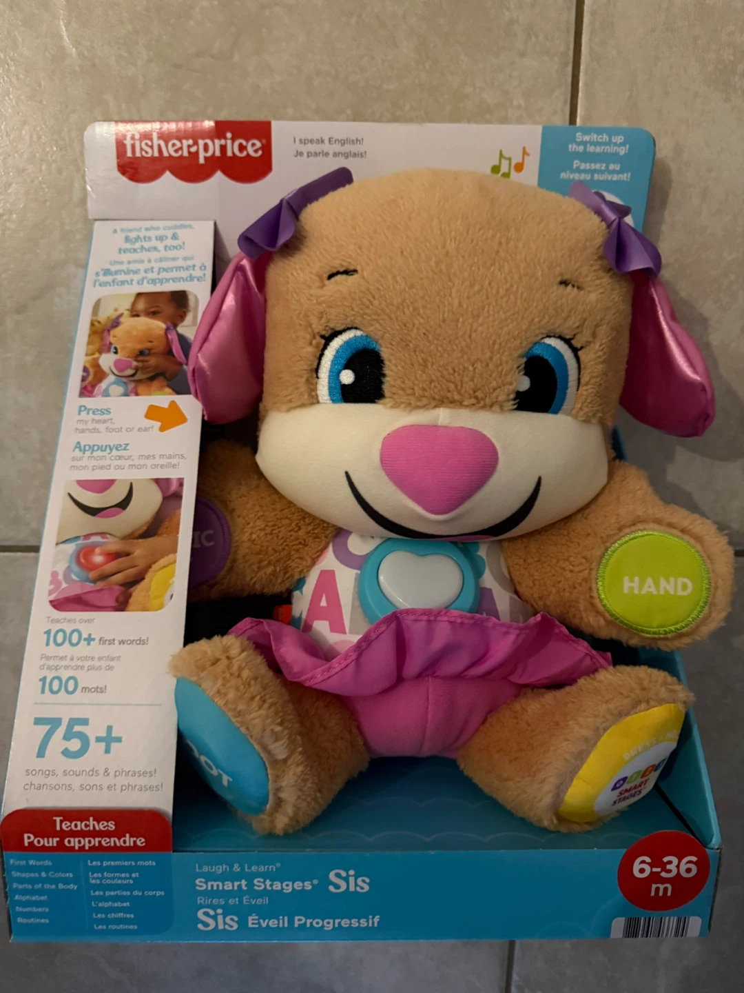 *Brand new!* Fisher-Price Smart Stages Sis toy for baby