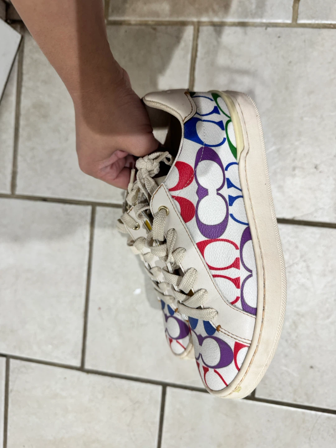 Coach Rainbow Signature Sneakers - photo 3