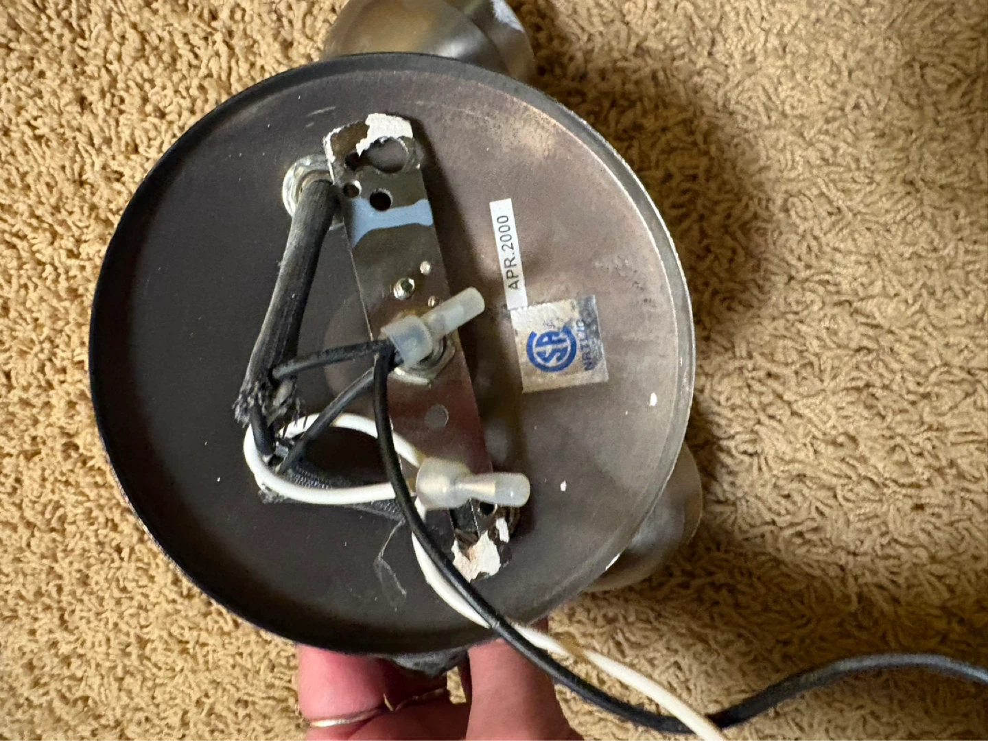 Brushed Nickel Double Spot Light Fixture - photo 2