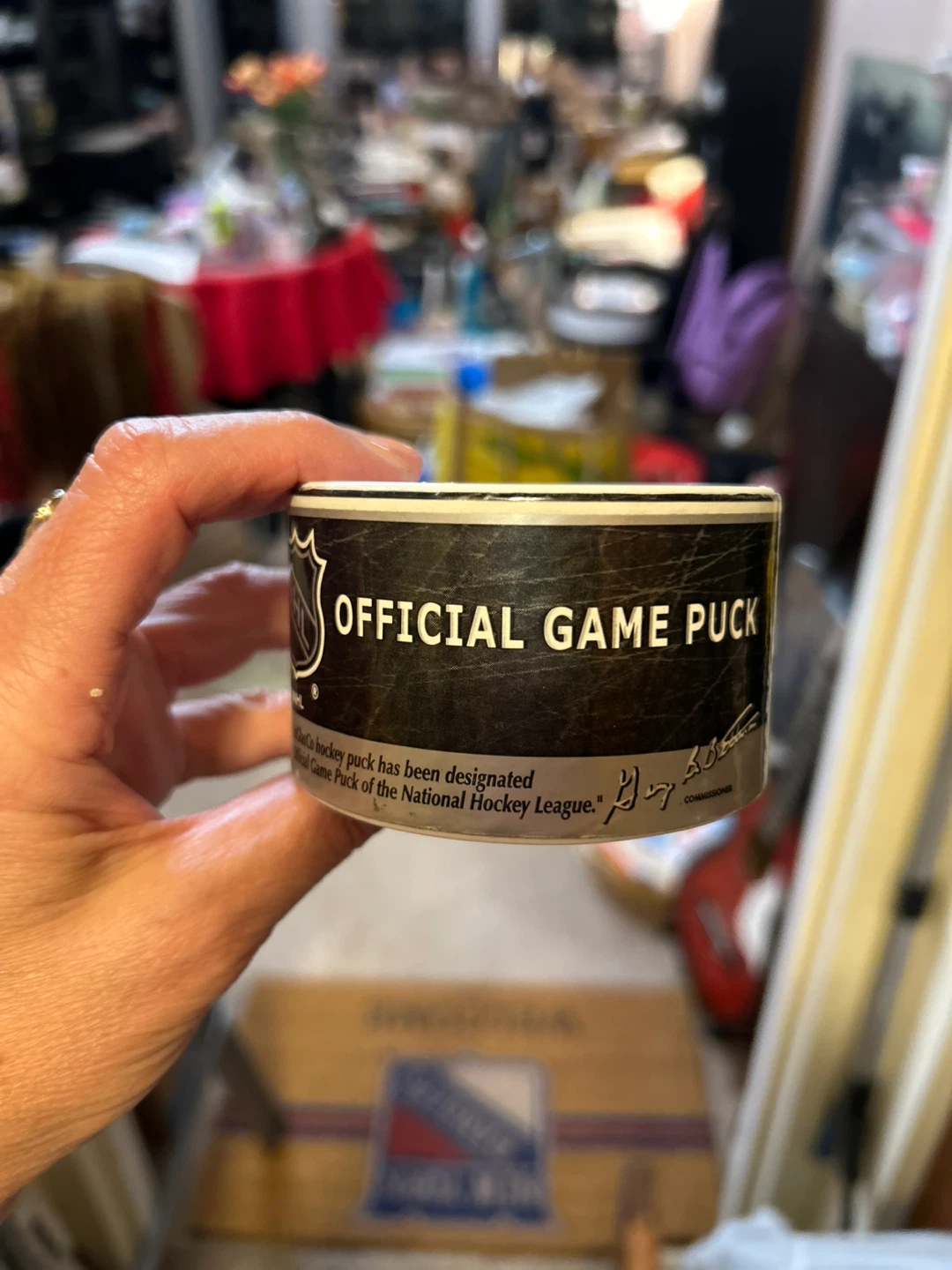 NHL Official Game Puck 2002 All-Star Game - photo 3