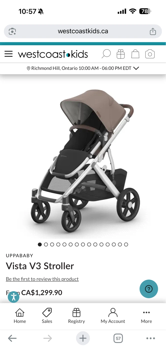UPPAbaby Vista V3 Stroller Theo color