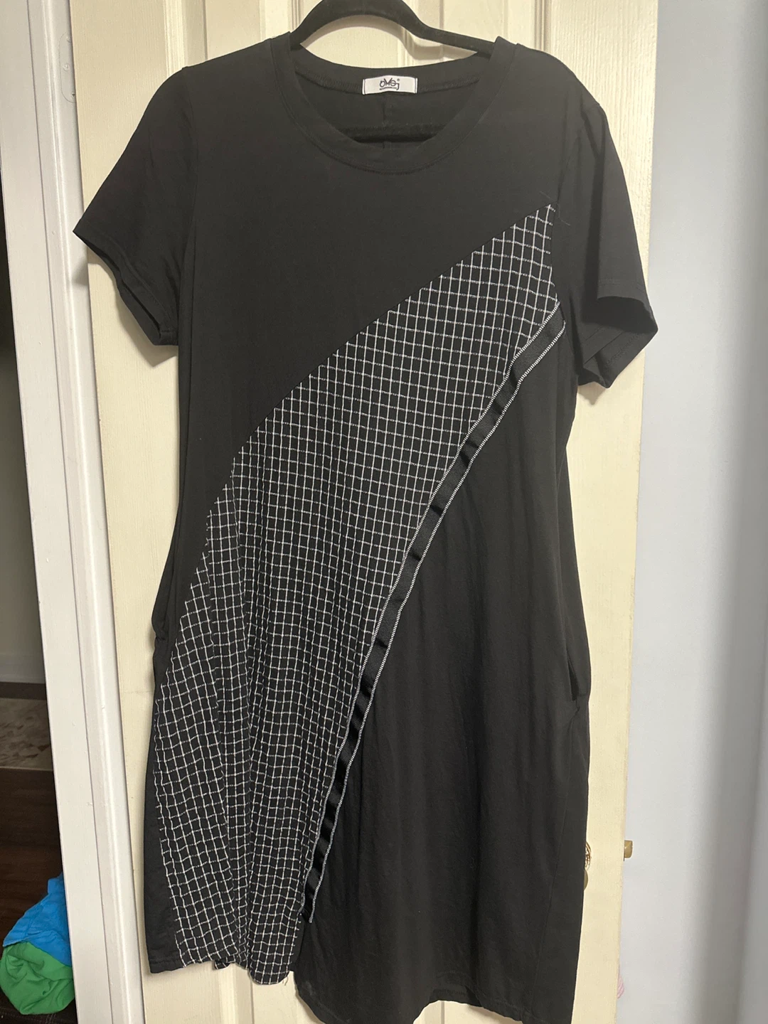 Black Graphic Print Dress - photo 3