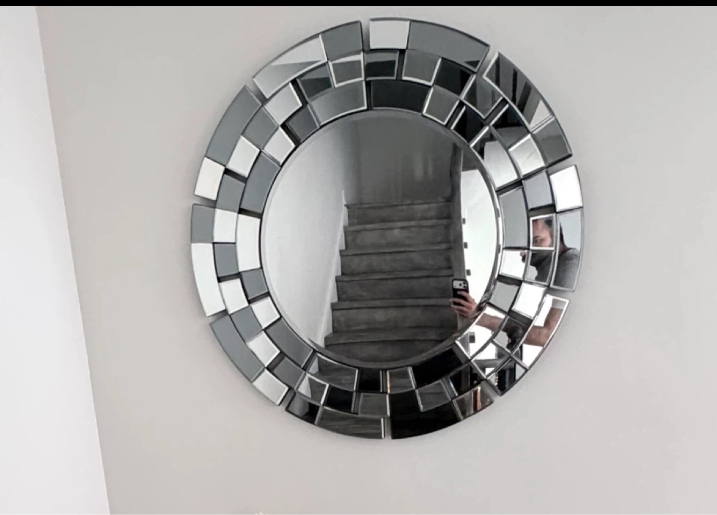 Decorative Round Wall Mirror - photo 2