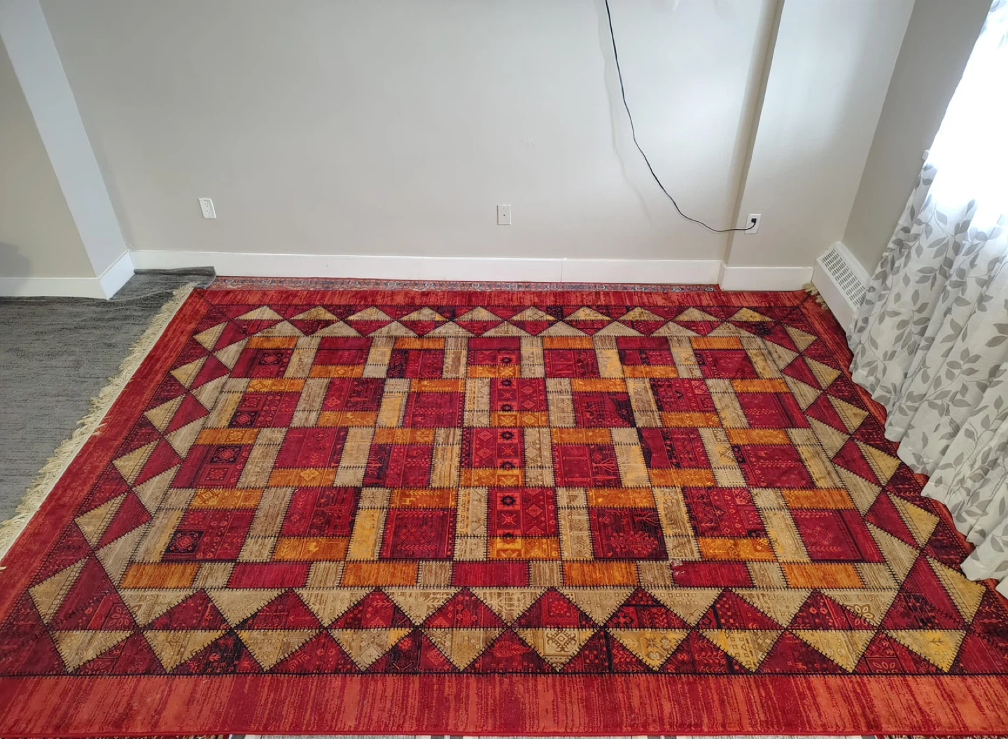 Patchwork Style Area Rug - photo 3