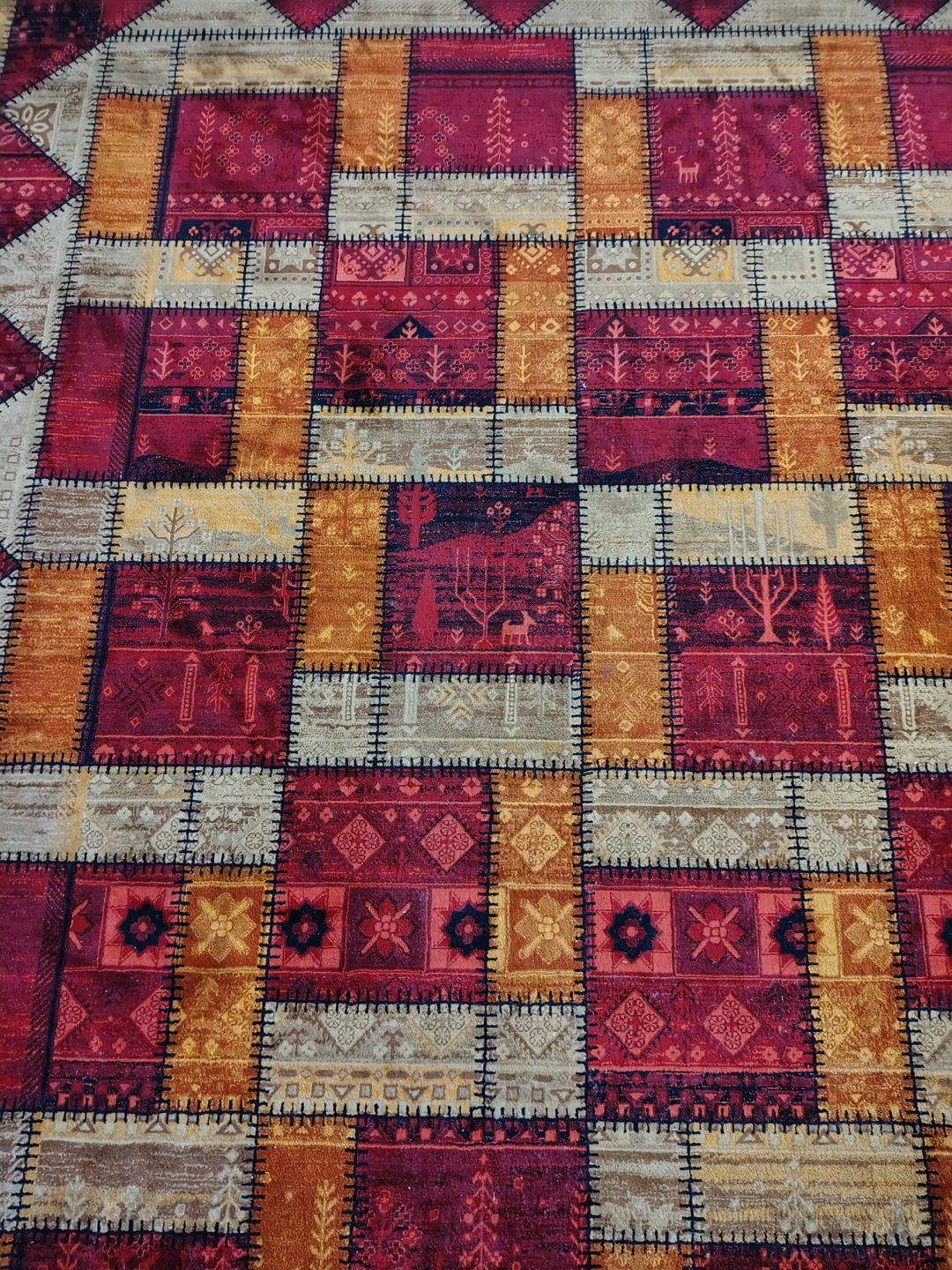 Patchwork Style Area Rug - photo 2