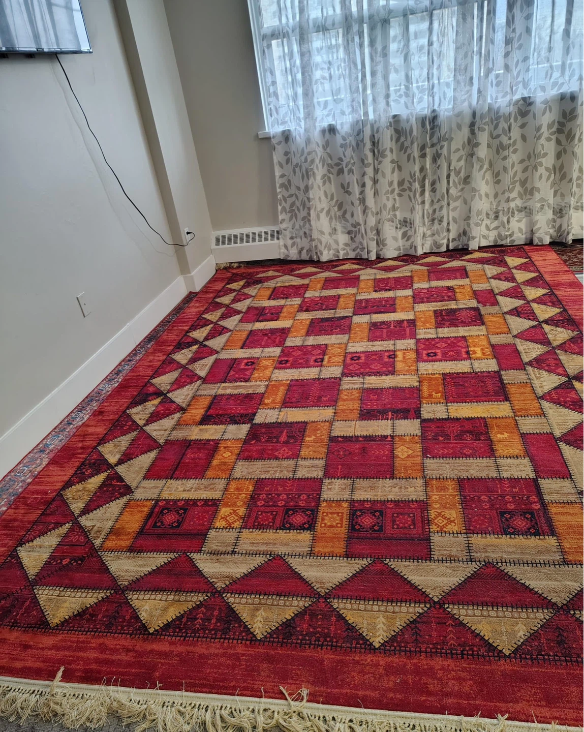 Patchwork Style Area Rug - photo 4