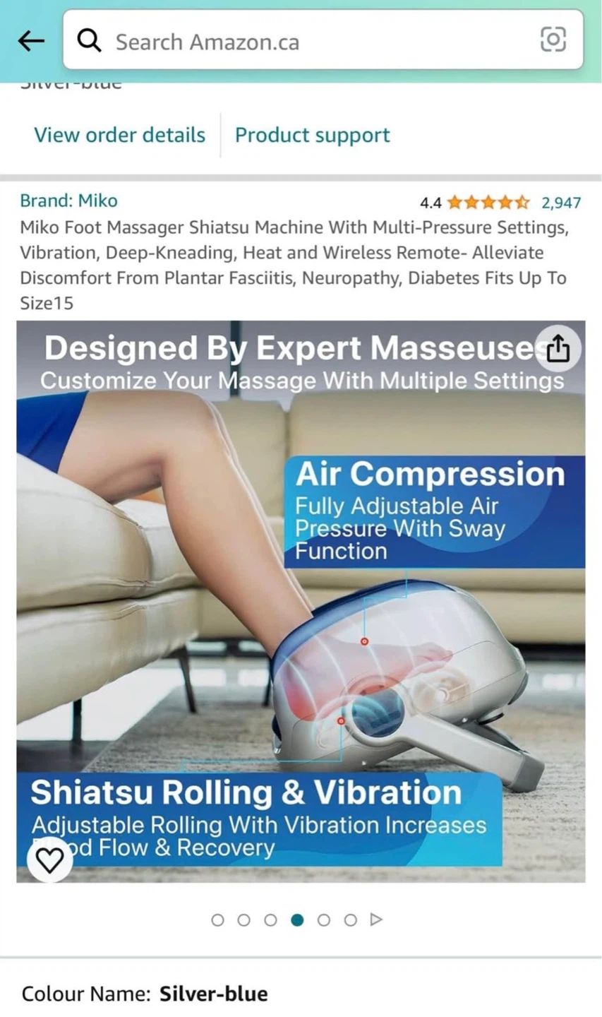 Miko Shiatsu Foot Massager - photo 4