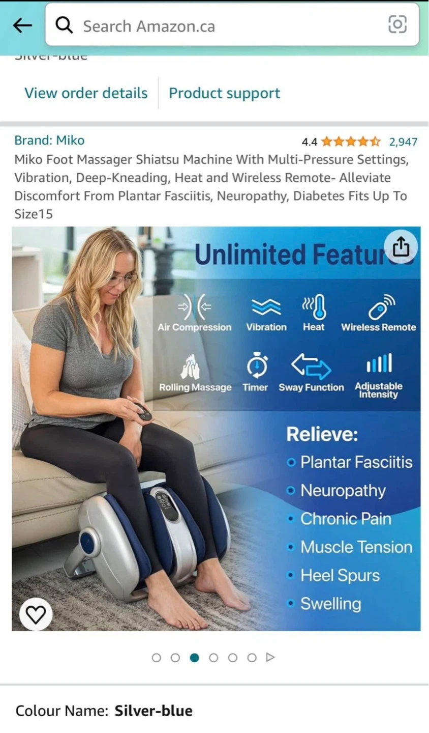 Miko Shiatsu Foot Massager - photo 2