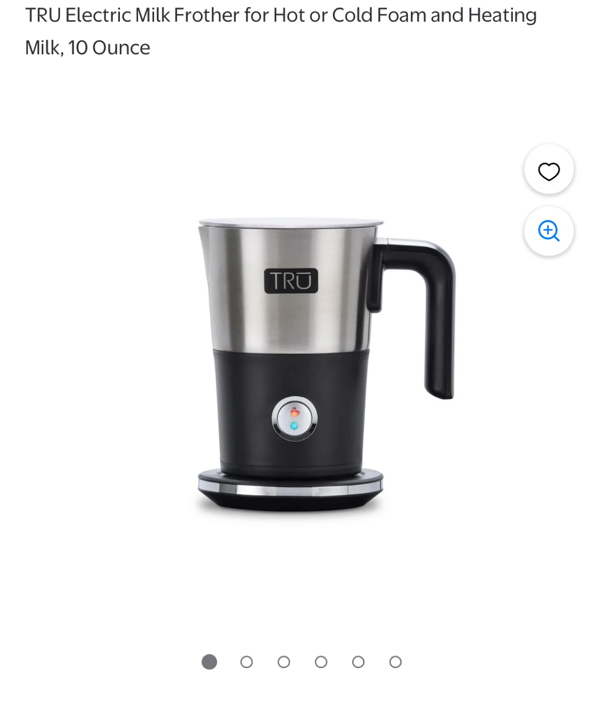 TRU Electric Milk Frother 10 oz - photo 2