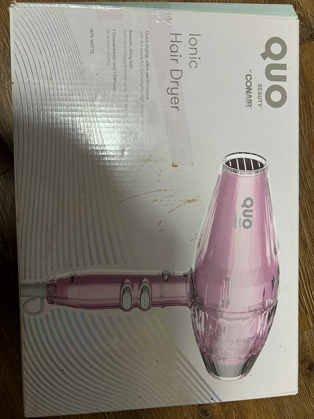 QUO Beauty by Conair Ionic Hair Dryer Pink - photo 3
