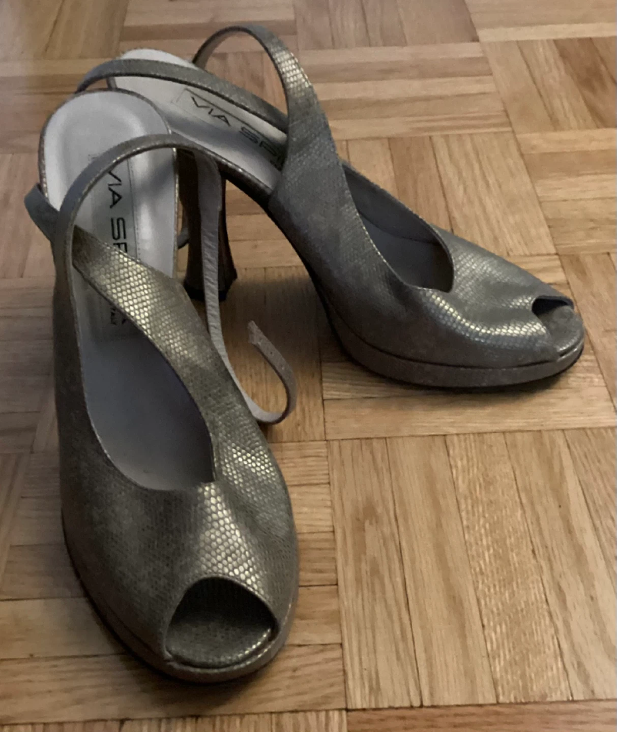 Black Leather Loafer Heels collection - photo 5