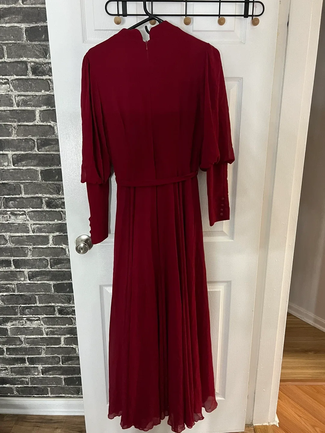 Neva Style Red Button-Front Maxi Dress Size 42 - photo 2