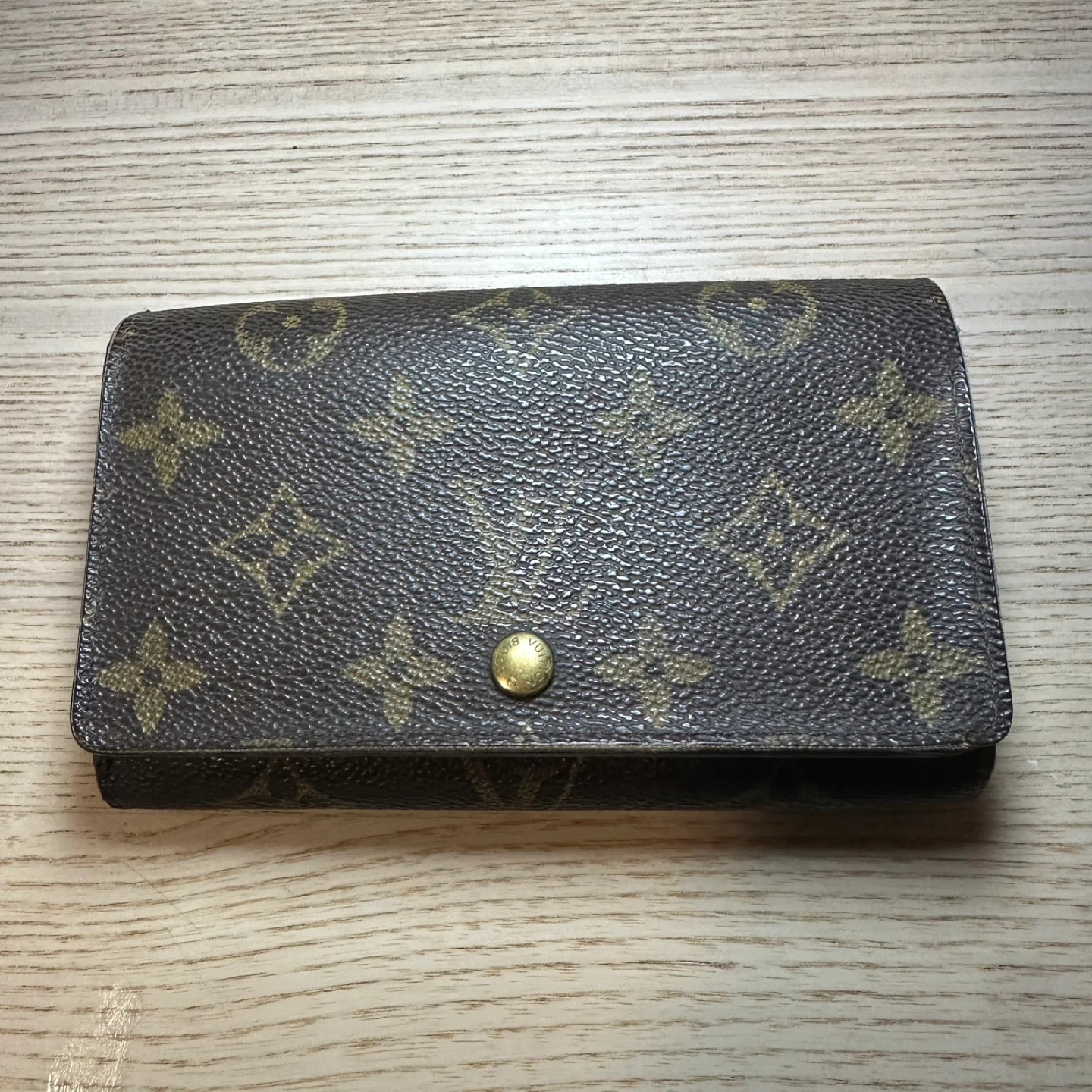 LOUIS VUITTON Monogram Porte Tresor Long Tri-Fold Walle