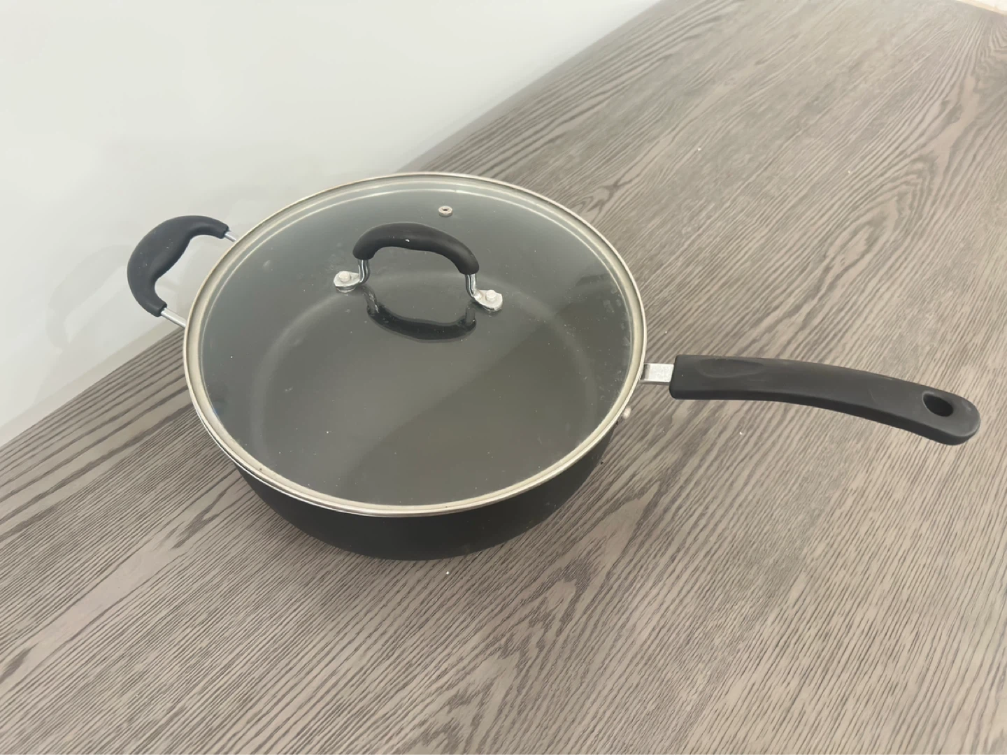 Black Frying Pan with Lid - photo 3