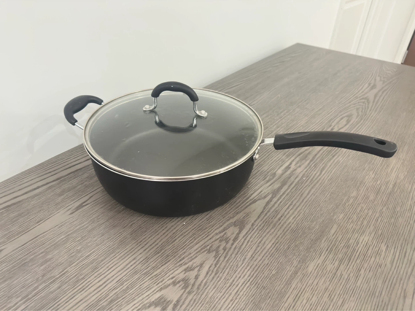 Black Frying Pan with Lid - photo 4