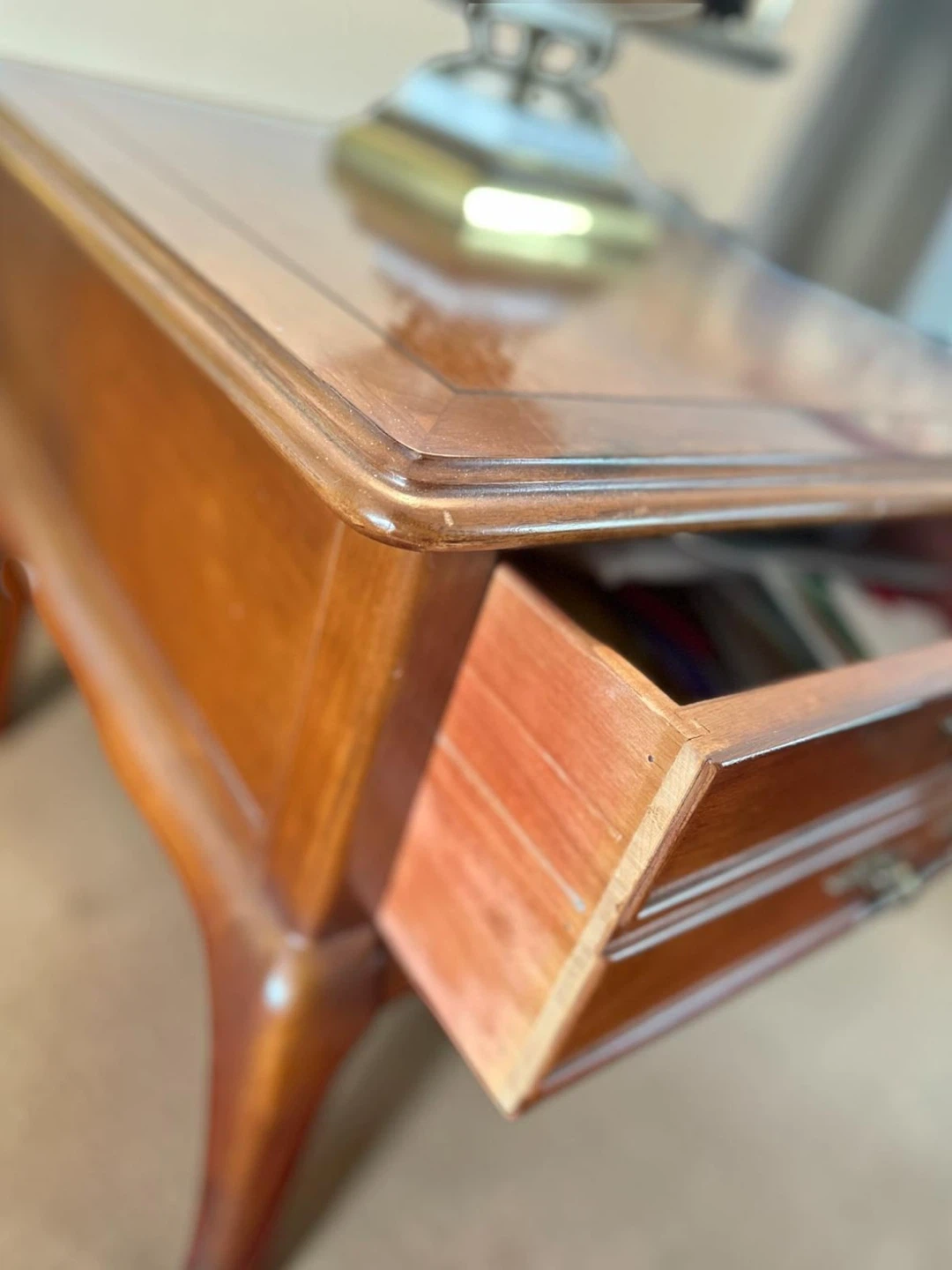 Two matching end tables - VINTAGE - photo 4