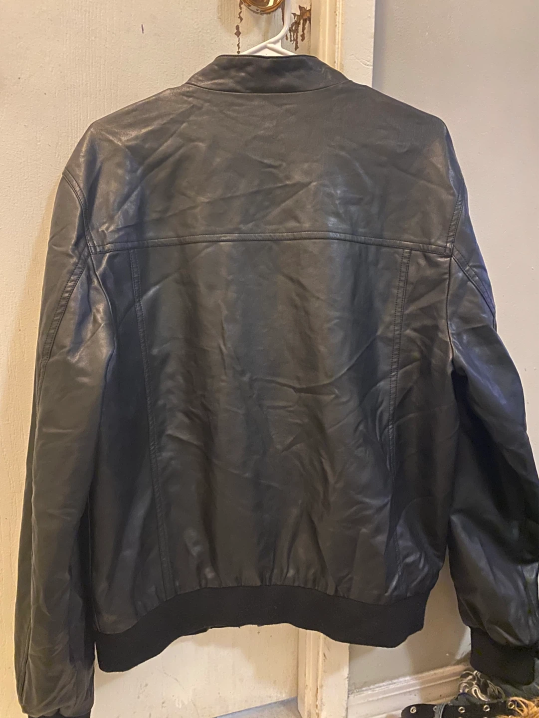 Men’s Black Leather Jacket - photo 4