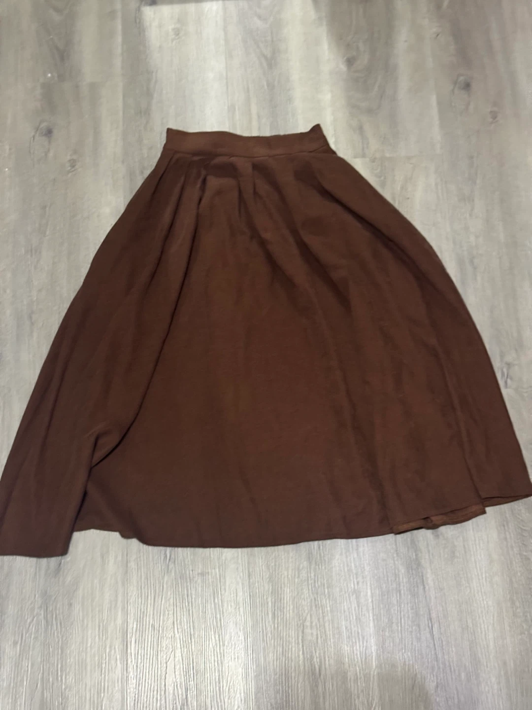 Brown Midi Skirt