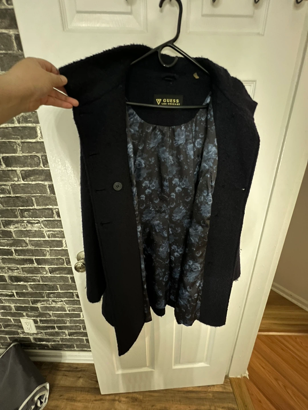 Guess Los Angeles Women's Double-Breasted Wool Blend Coat - photo 3