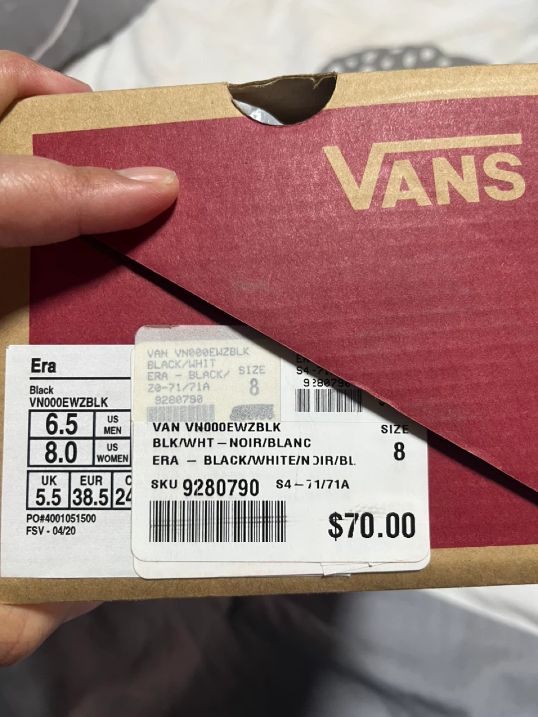 Vans Era Black/White Shoes - photo 4
