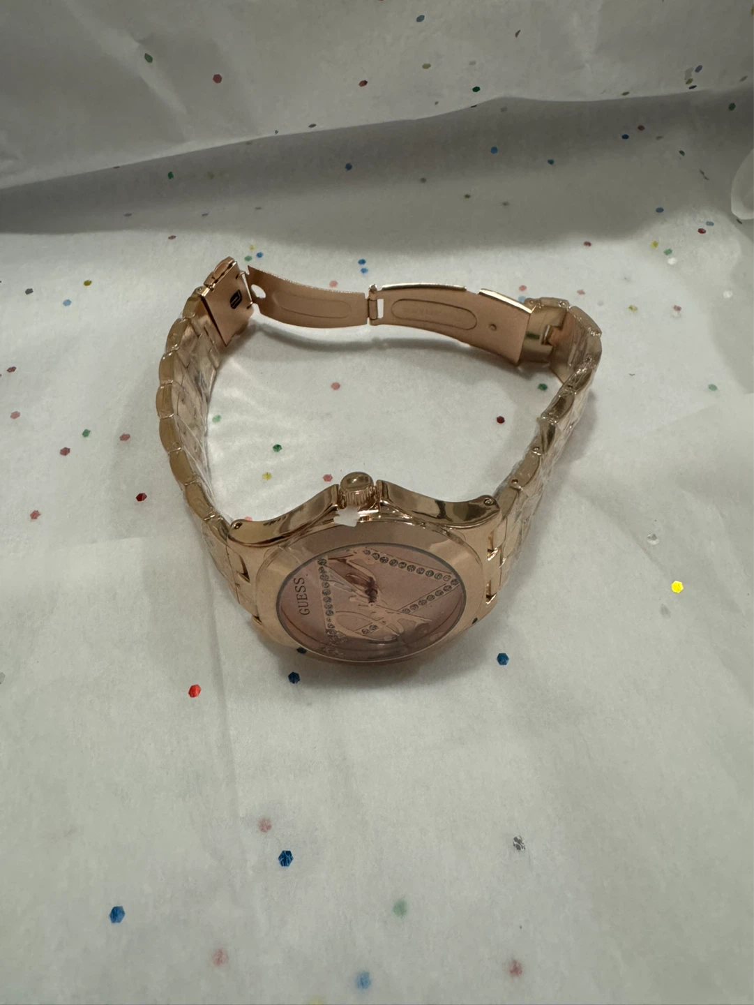 Guess Rose Gold Watch with Crystal Accents - photo 3
