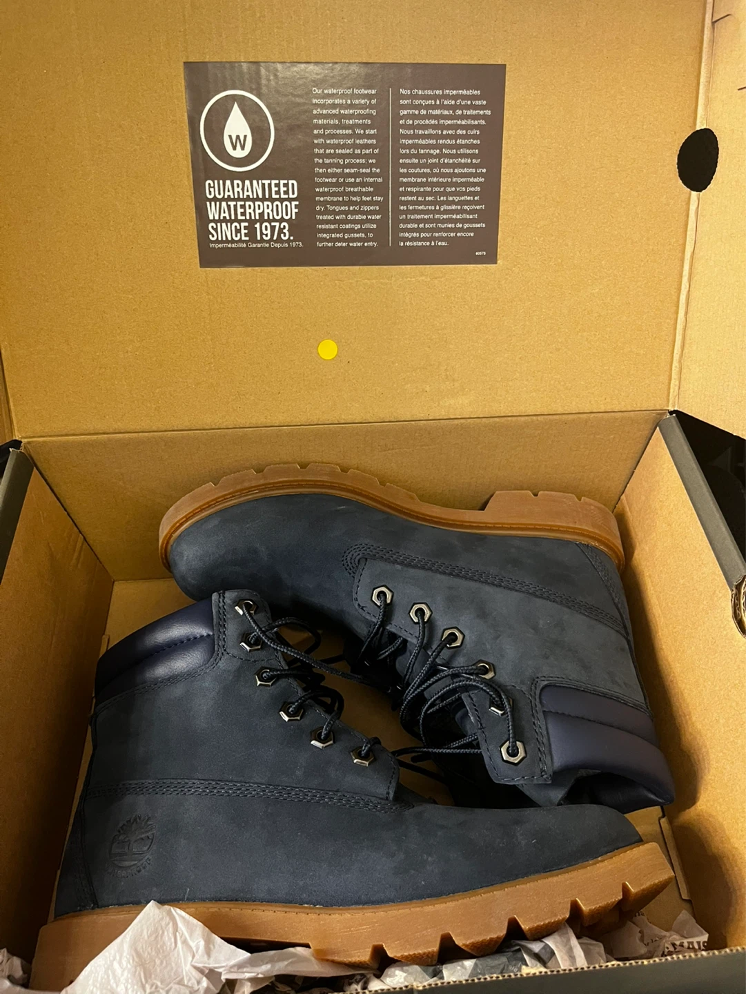 Brand New Timberland Waterproof Boots - Navy Blue - photo 2