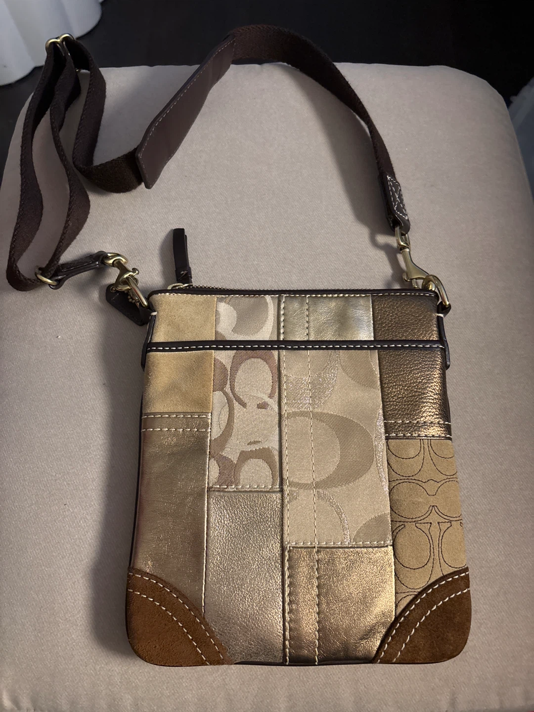 Coach Patchwork Signature C Crossbody Bag