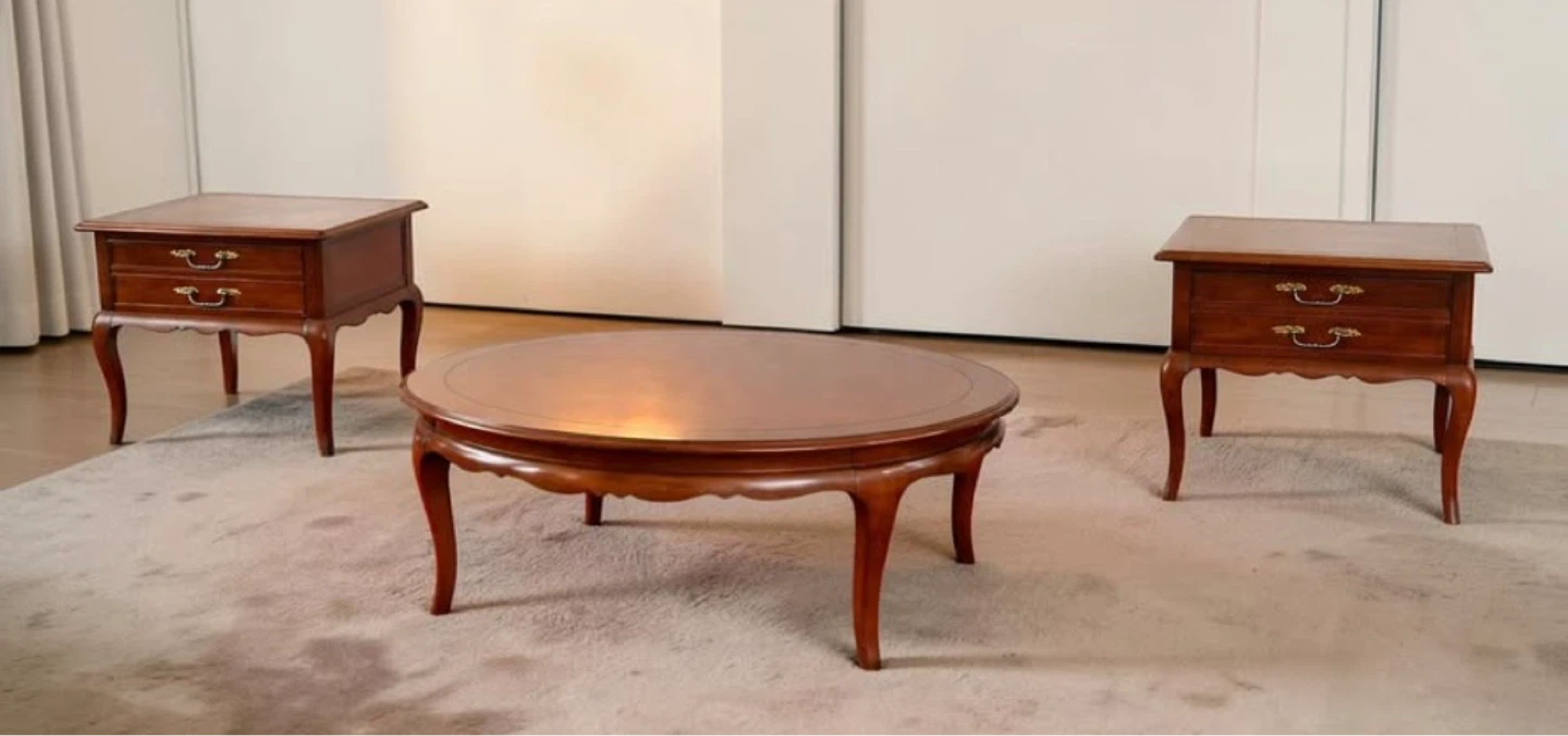 RARE 1965 coffee table set. - 2 end tables and 1 coffee table