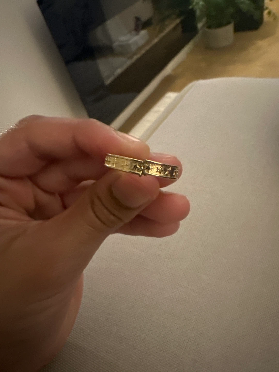 Gold star designed ring for sale