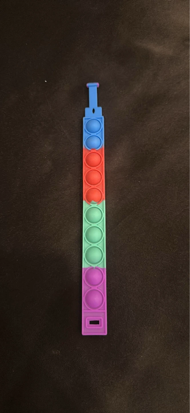 Multi-Colour Pop It Bracelet Fidget Toy