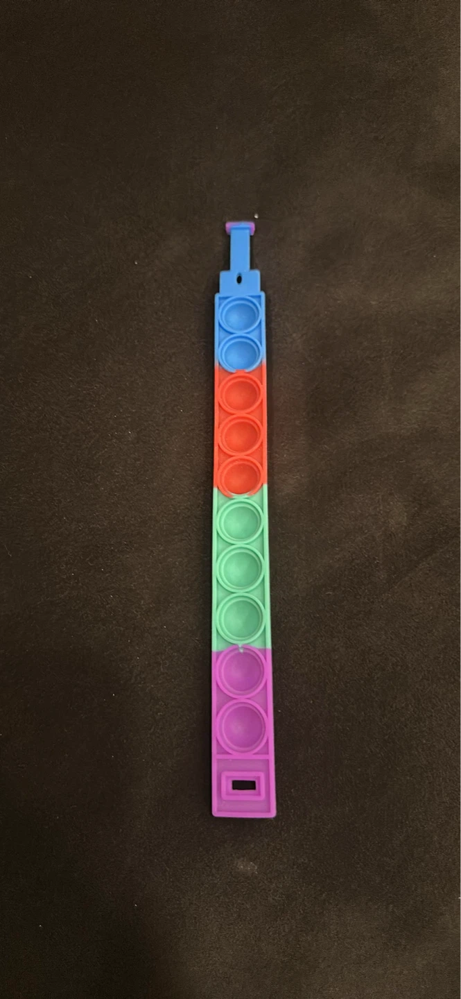 Multi-Colour Pop It Bracelet Fidget Toy - photo 2