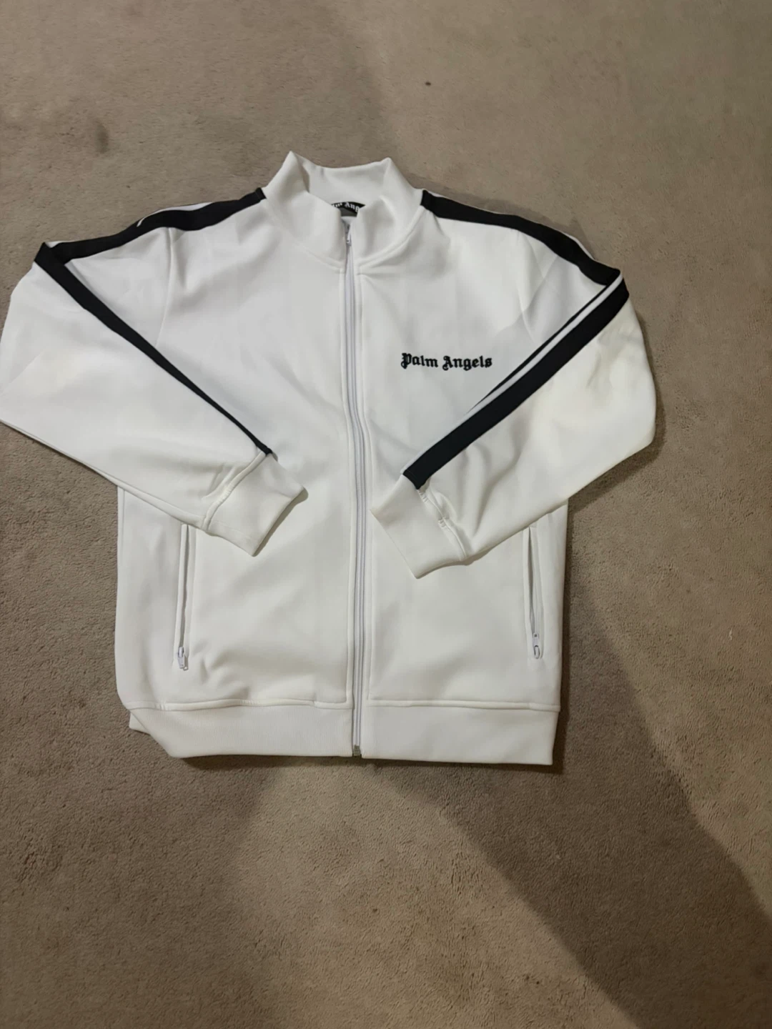 Palm Angels White Track Jacket