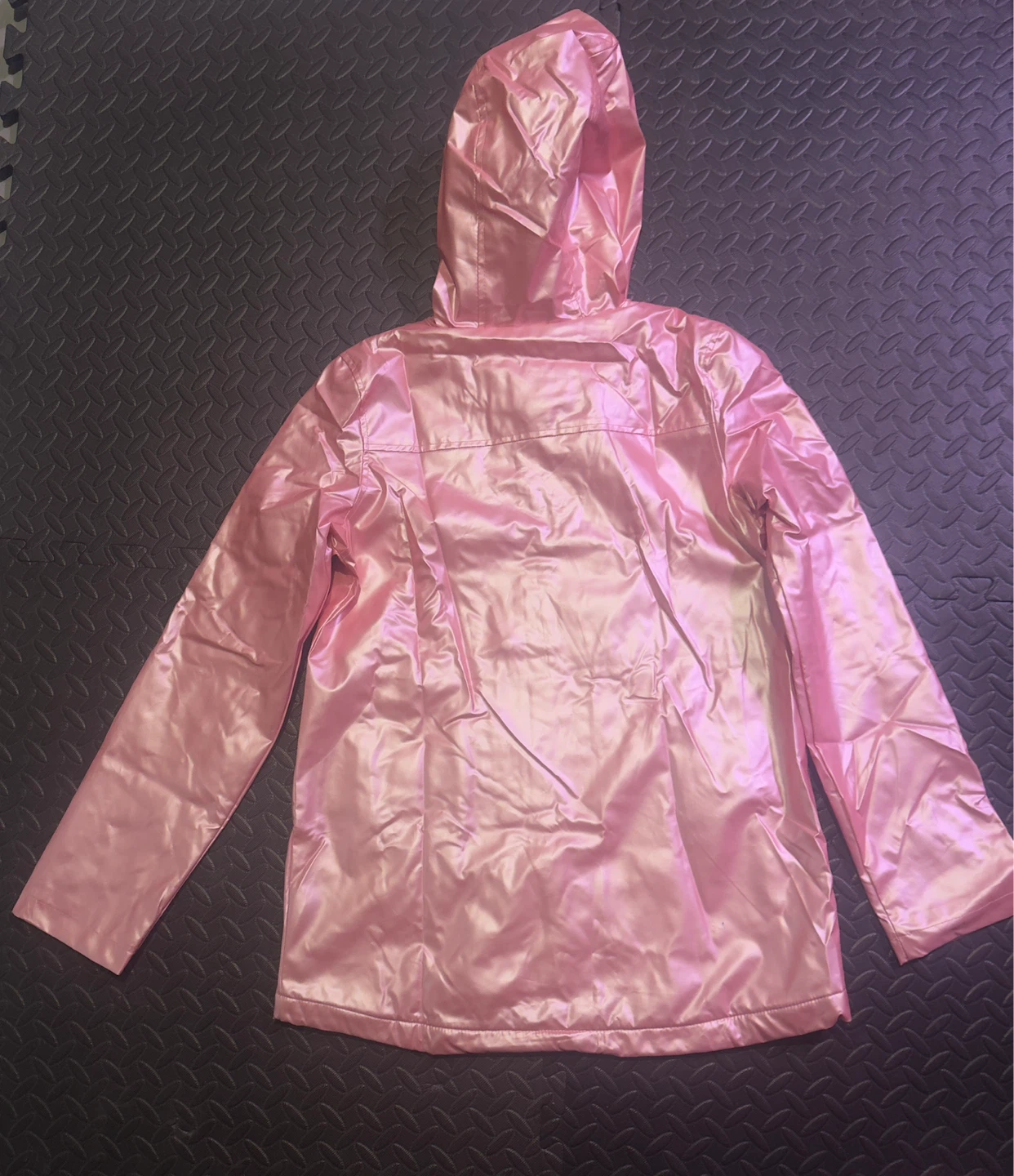 Joe Fresh Pink Shiny Rain Jacket - photo 2