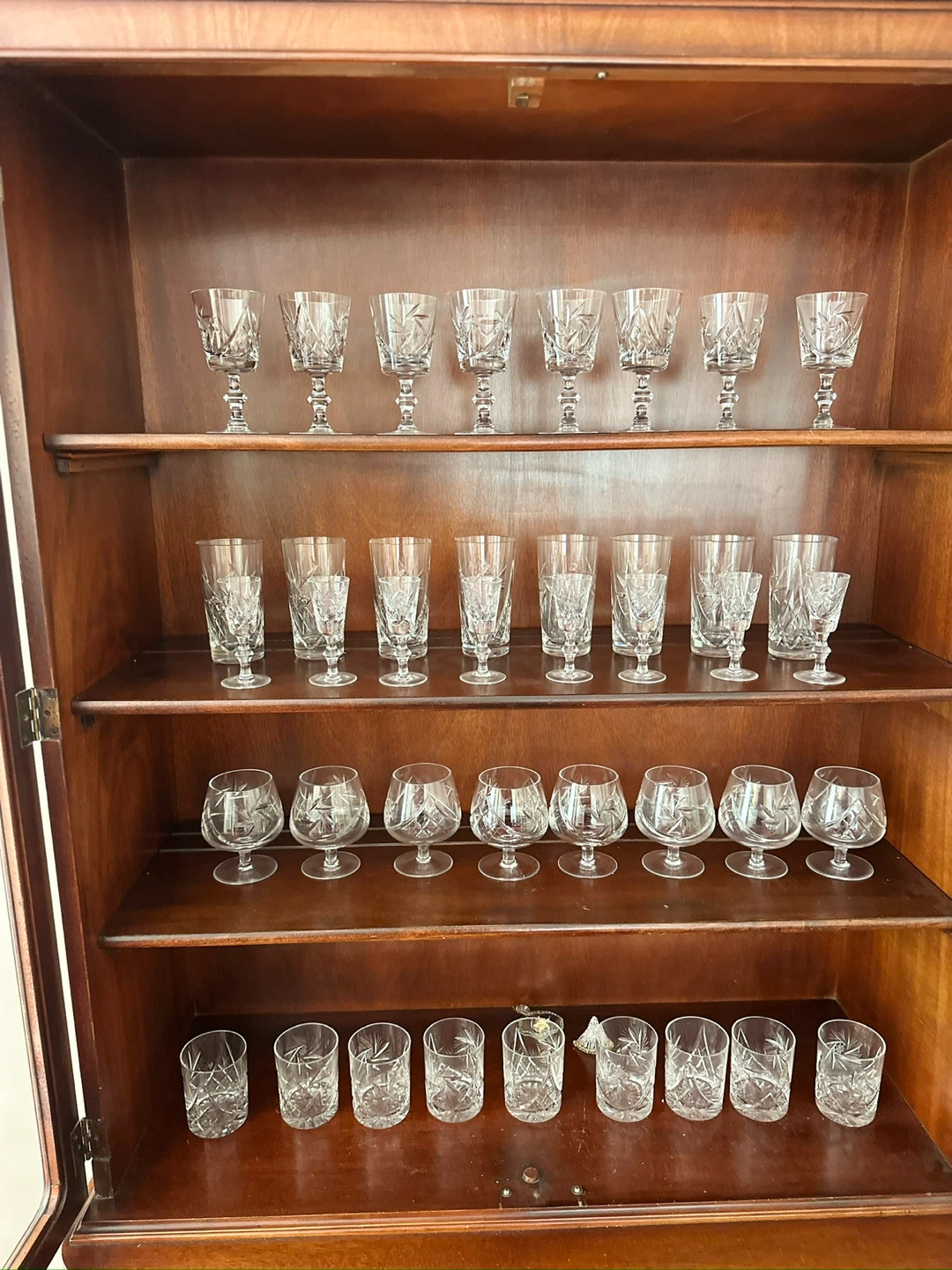 DREXEL Vintage Glassware China Cabinet with Drawers - photo 4
