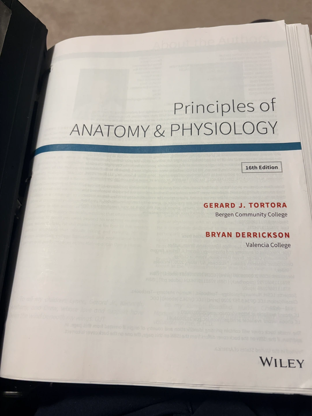 Principles of Anatomy & Physiology 16th Edition Textbook - photo 2