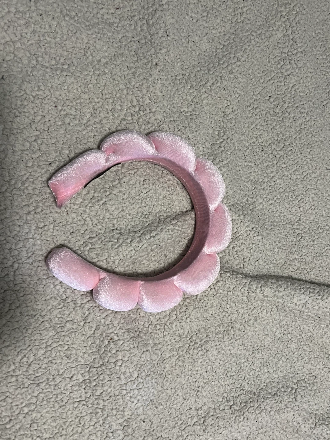 Pink Velvet Headband