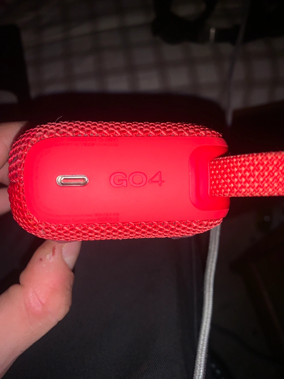 Red JBL GO 4 Portable Bluetooth Speaker - photo 3