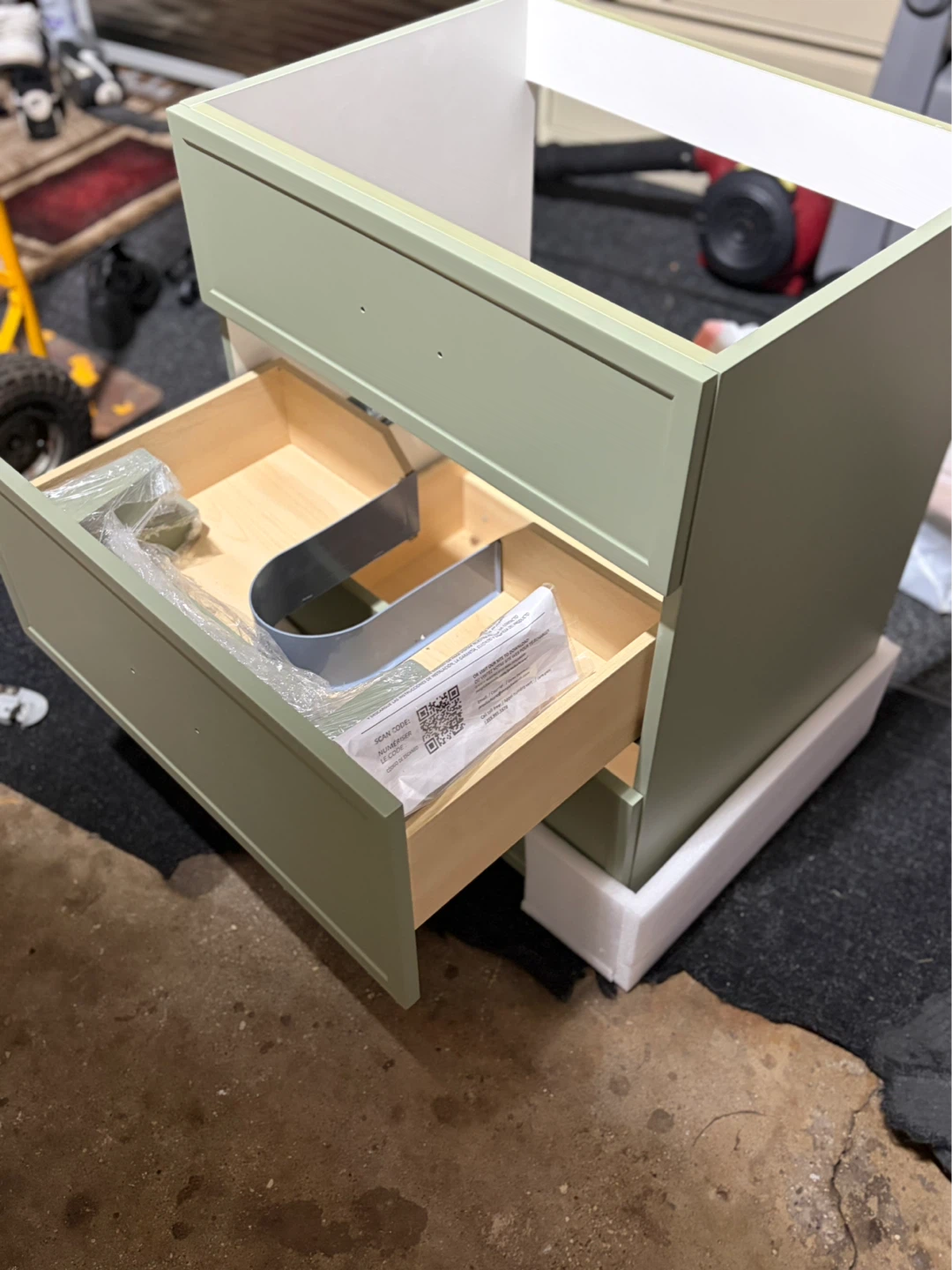 Sage Green Bathroom Vanity - photo 2
