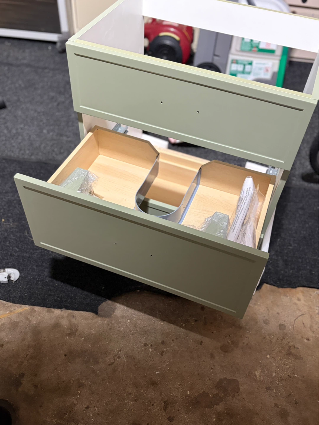 Sage Green Bathroom Vanity - photo 3