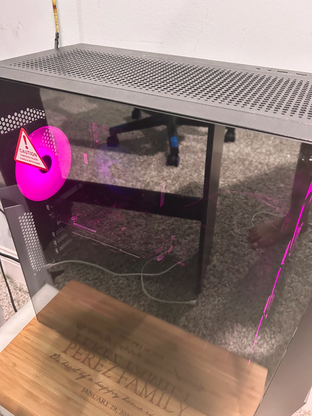 Intel Core PC Computer Case with RGB Fans