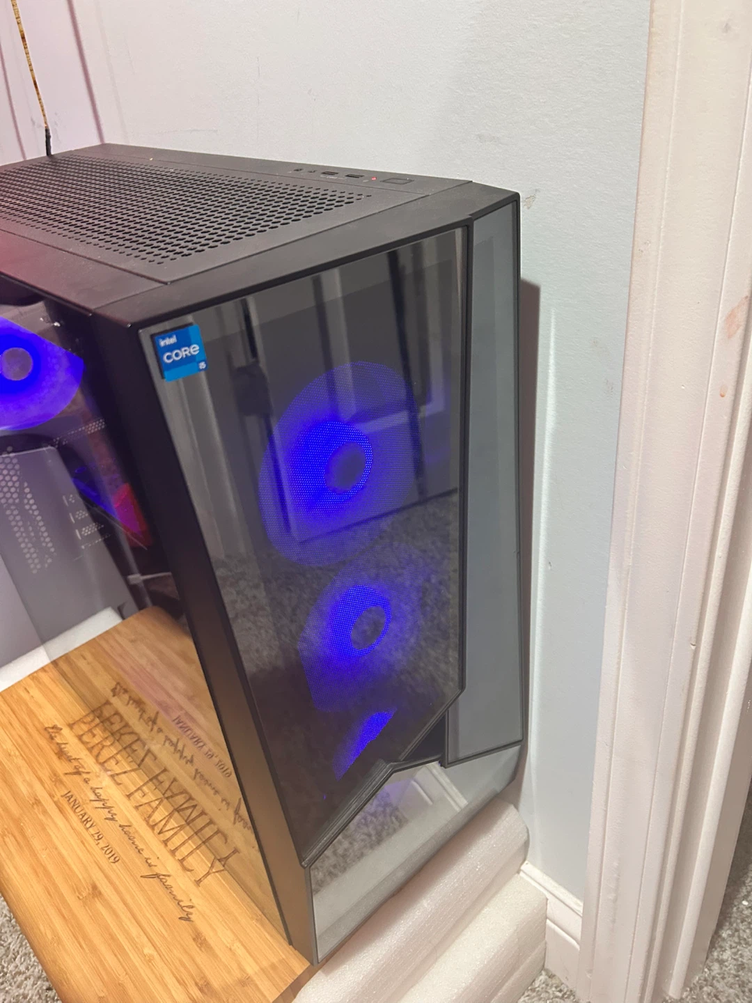 Intel Core PC Computer Case with RGB Fans - photo 2