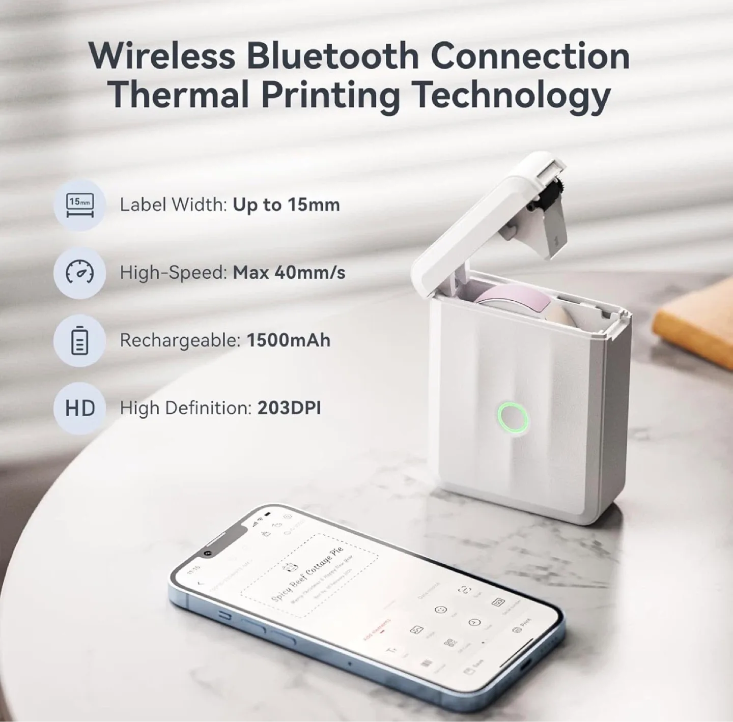 NIIMBOT D110 Smart Label Maker - photo 4