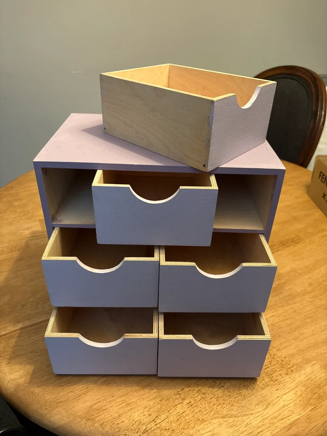 6-Drawer Painted Wooden Organizer - photo 3