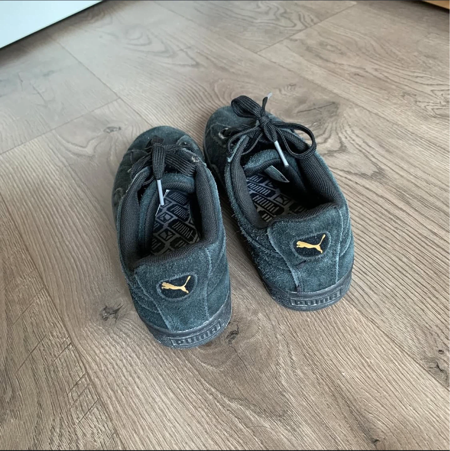 Vintage Puma Black Suede Sneakers - photo 4