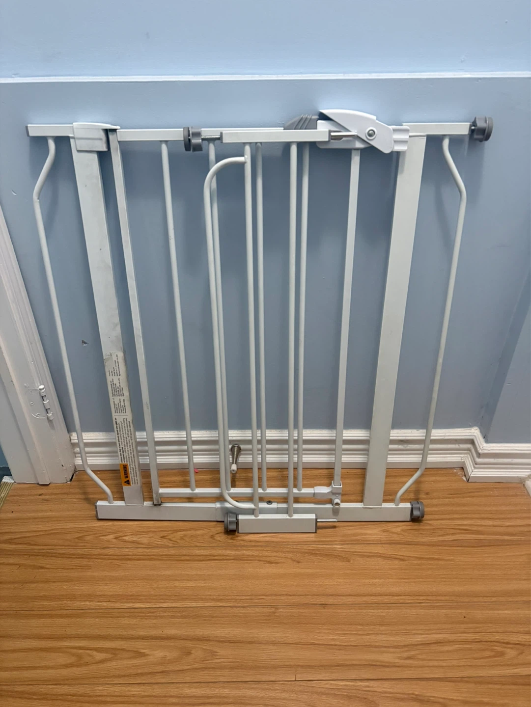 White Metal Baby Gate