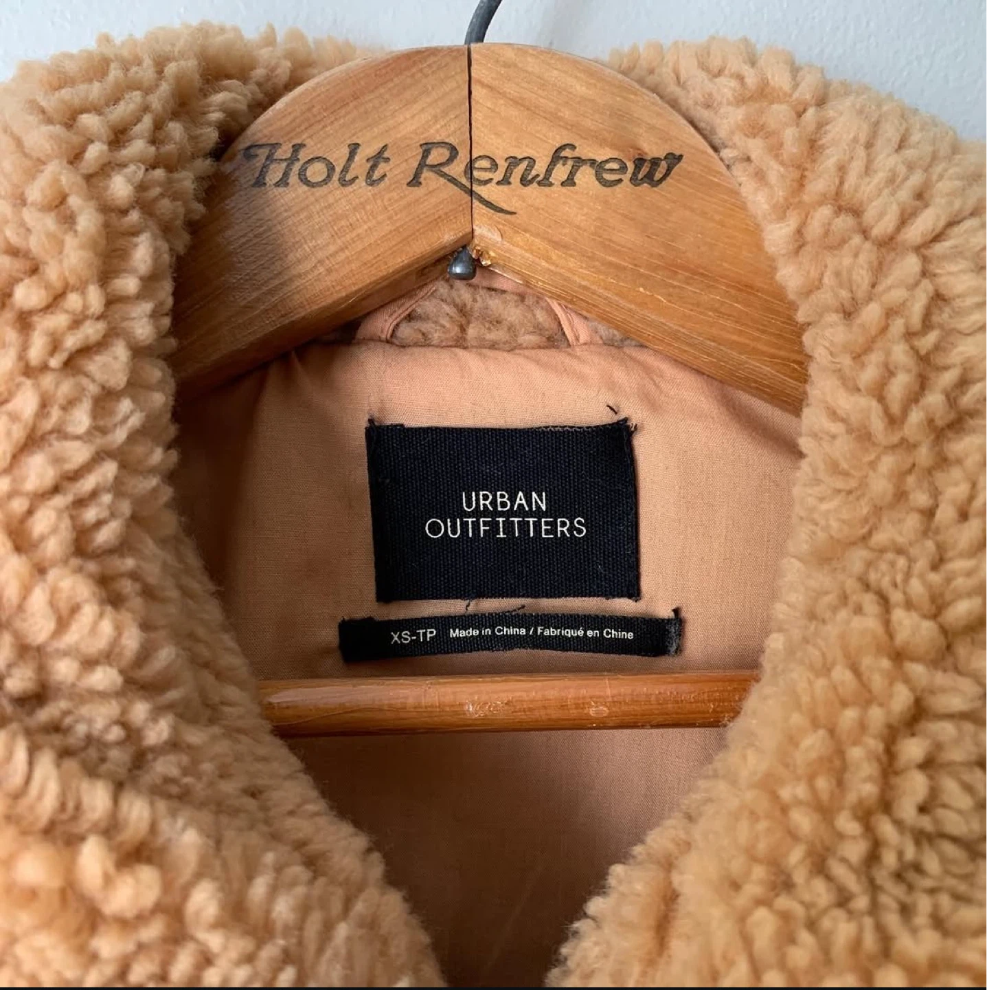 Urban Outfitters Tan Sherpa/Teddy Jacket - photo 3