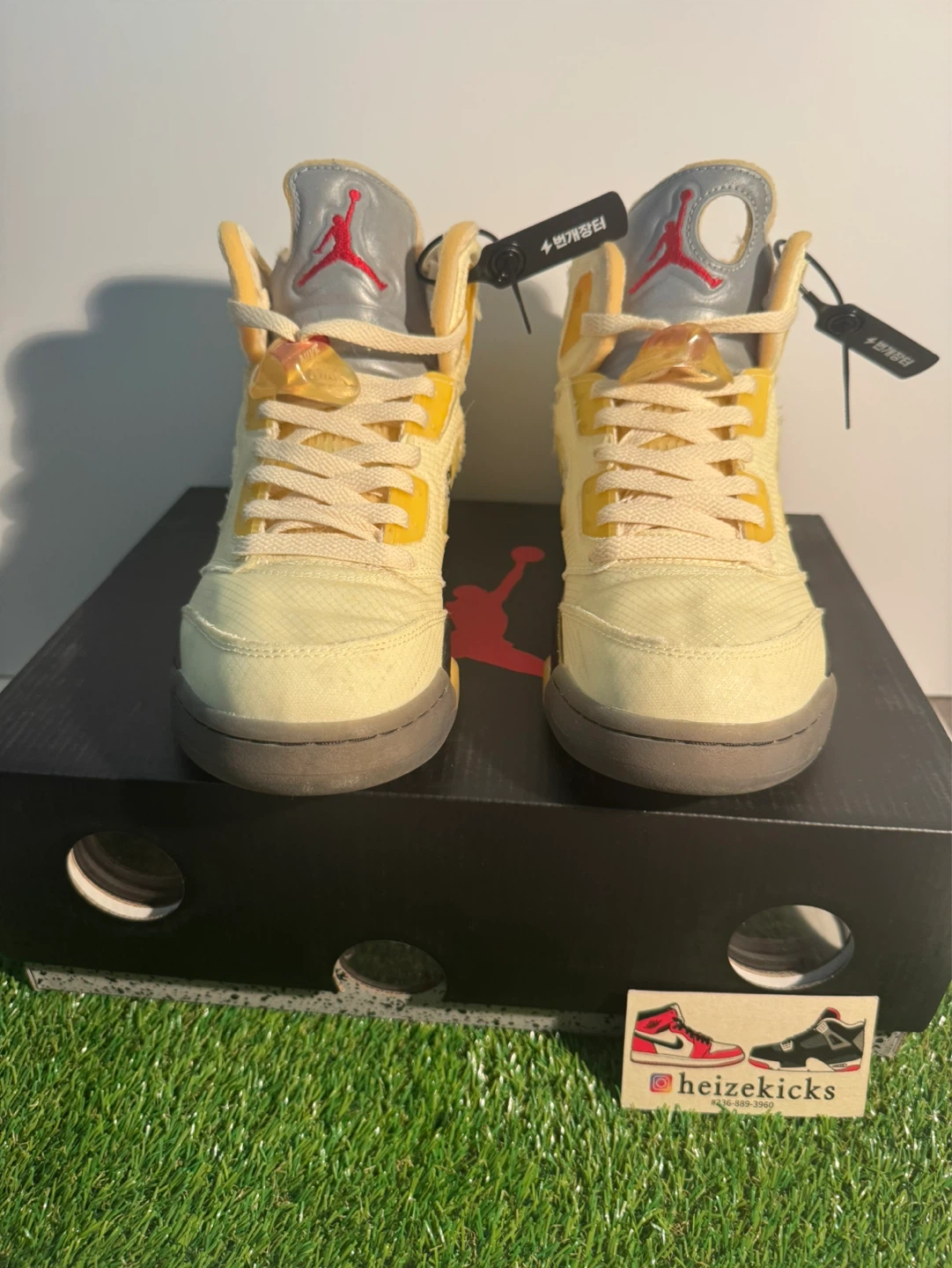 Jordan 5 Off-White Sail size 8.5 - photo 3