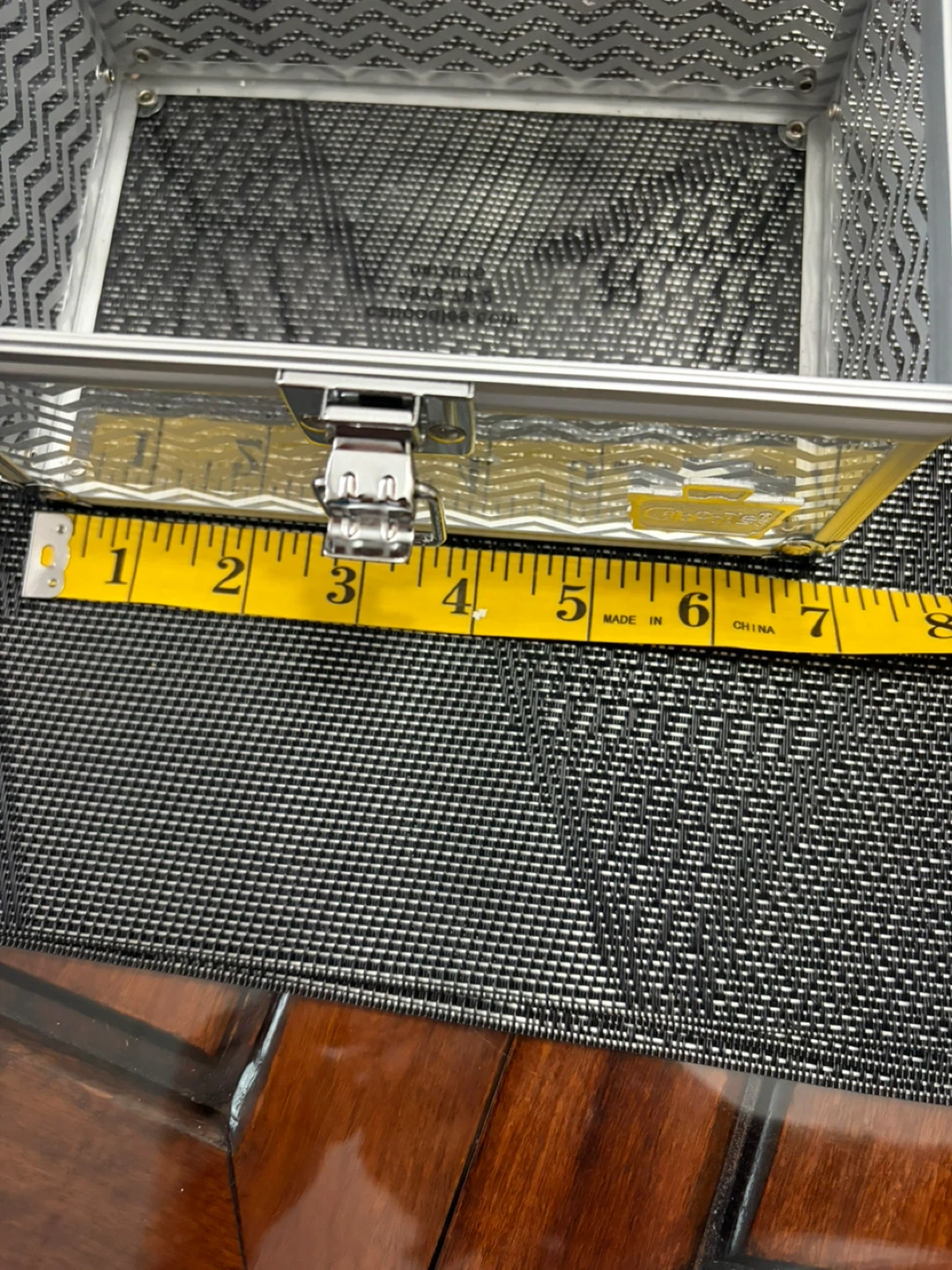 Clear and Silver Makeup Organizer Box - photo 3