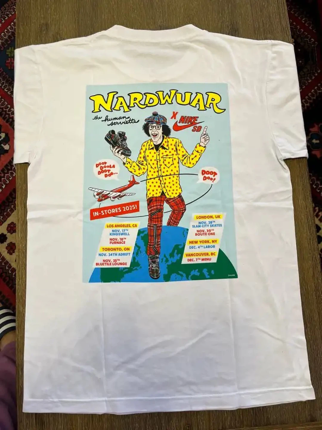 Nardwuar x Nike SB Limited Edition T-shirt Size L - photo 5