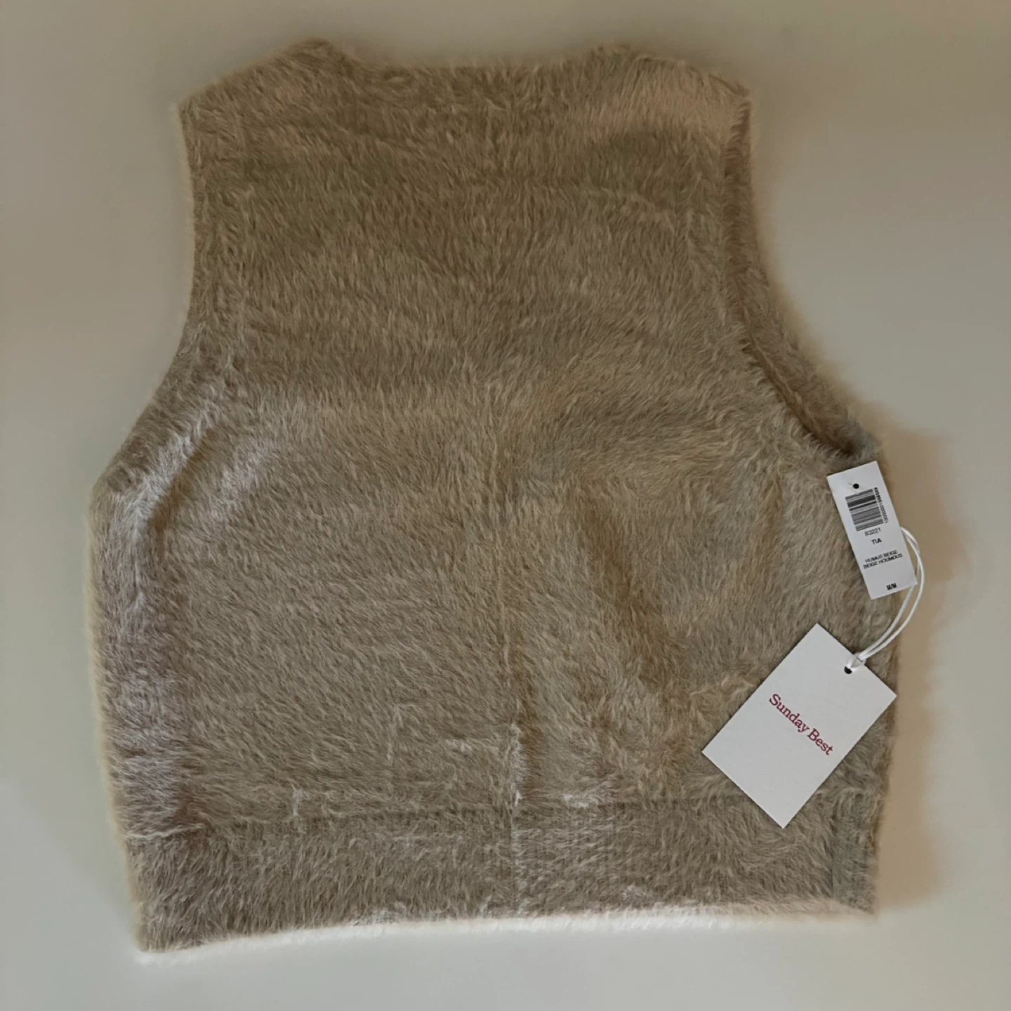 Sunday Best Fuzzy V-Neck Sweater Vest - photo 3